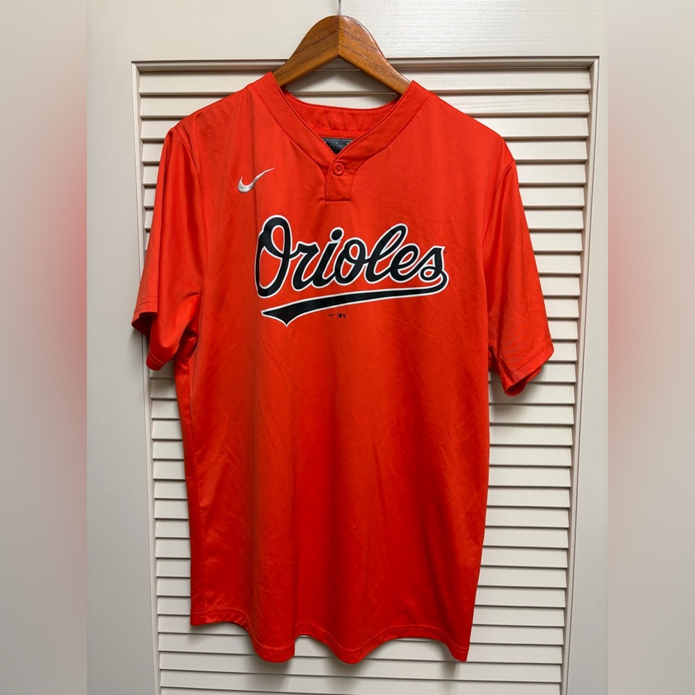 Nike Baltimore Orioles Jersey Shirt Mens M Orange MLB Team Issue #10 2020 Sporty